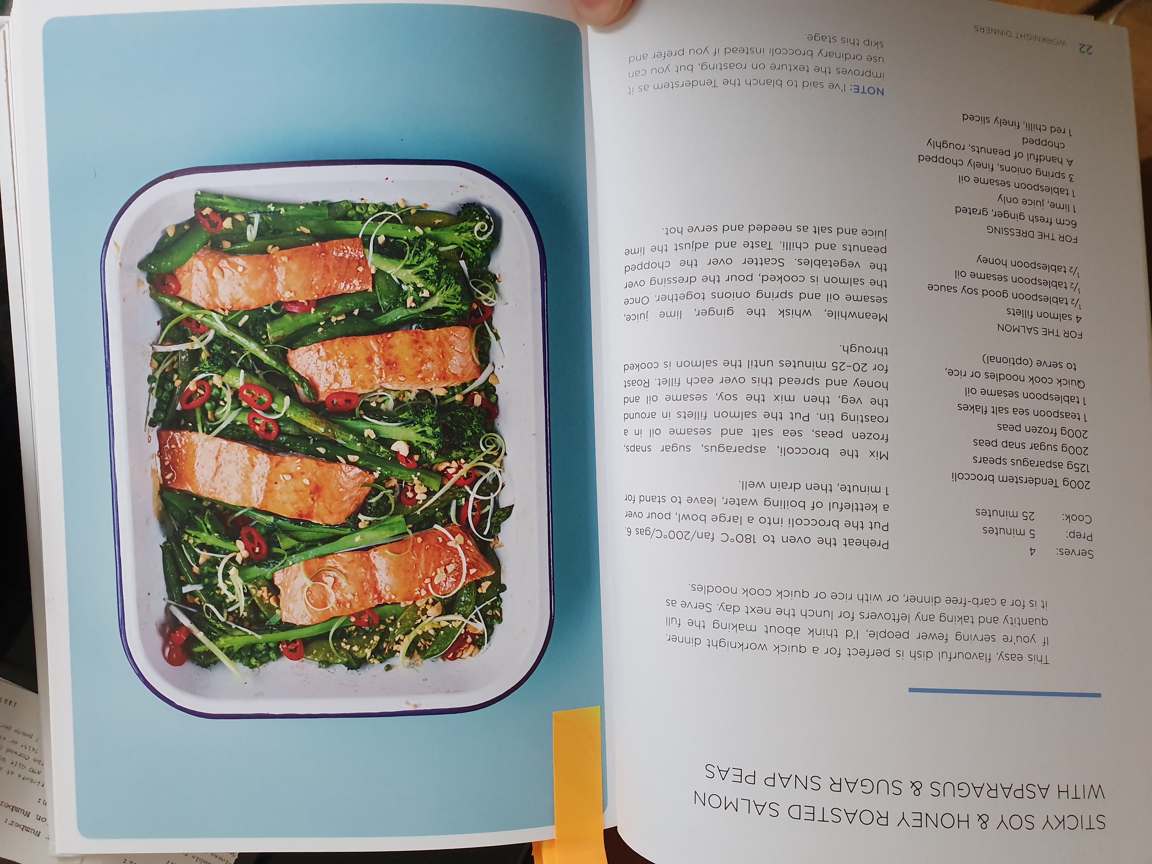 Sticky Soy and Honey Roasted Salmon with Asparagus and Sugar Snap Peas